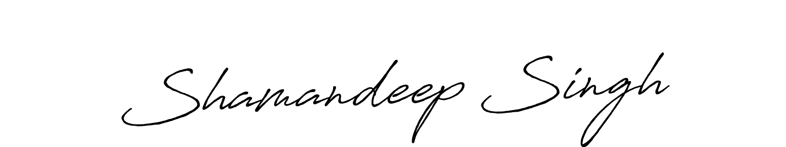 Use a signature maker to create a handwritten signature online. With this signature software, you can design (Antro_Vectra_Bolder) your own signature for name Shamandeep Singh. Shamandeep Singh signature style 7 images and pictures png