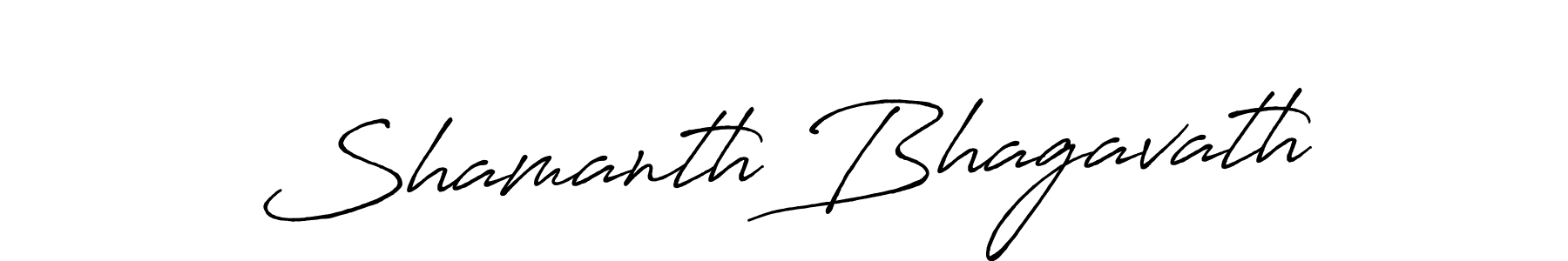 Antro_Vectra_Bolder is a professional signature style that is perfect for those who want to add a touch of class to their signature. It is also a great choice for those who want to make their signature more unique. Get Shamanth Bhagavath name to fancy signature for free. Shamanth Bhagavath signature style 7 images and pictures png