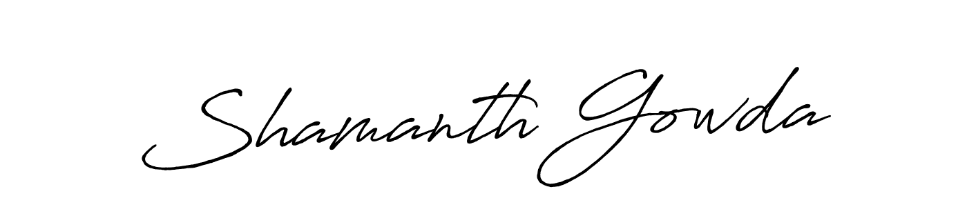 How to Draw Shamanth Gowda signature style? Antro_Vectra_Bolder is a latest design signature styles for name Shamanth Gowda. Shamanth Gowda signature style 7 images and pictures png