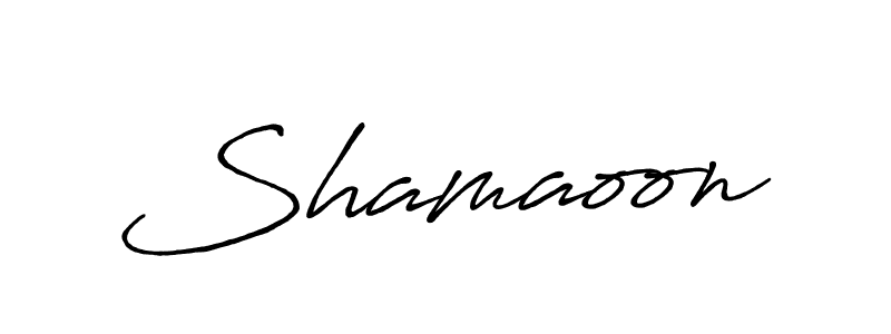 It looks lik you need a new signature style for name Shamaoon. Design unique handwritten (Antro_Vectra_Bolder) signature with our free signature maker in just a few clicks. Shamaoon signature style 7 images and pictures png