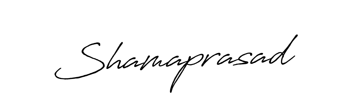 Design your own signature with our free online signature maker. With this signature software, you can create a handwritten (Antro_Vectra_Bolder) signature for name Shamaprasad. Shamaprasad signature style 7 images and pictures png
