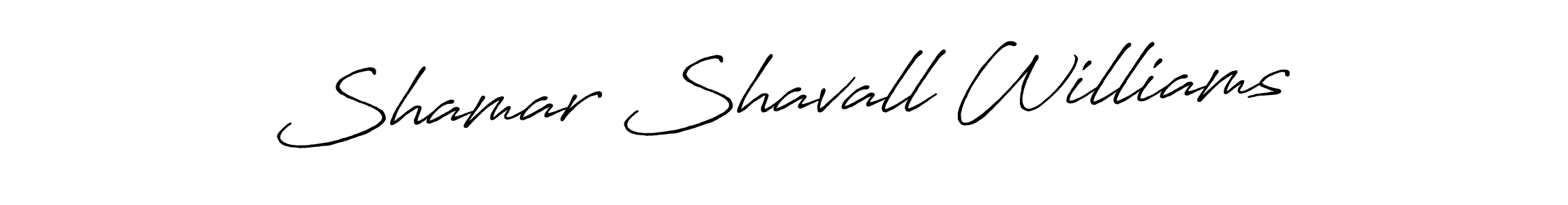 Once you've used our free online signature maker to create your best signature Antro_Vectra_Bolder style, it's time to enjoy all of the benefits that Shamar Shavall Williams name signing documents. Shamar Shavall Williams signature style 7 images and pictures png