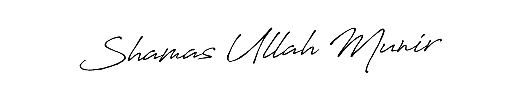 How to Draw Shamas Ullah Munir signature style? Antro_Vectra_Bolder is a latest design signature styles for name Shamas Ullah Munir. Shamas Ullah Munir signature style 7 images and pictures png