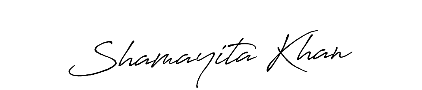 Also You can easily find your signature by using the search form. We will create Shamayita Khan name handwritten signature images for you free of cost using Antro_Vectra_Bolder sign style. Shamayita Khan signature style 7 images and pictures png