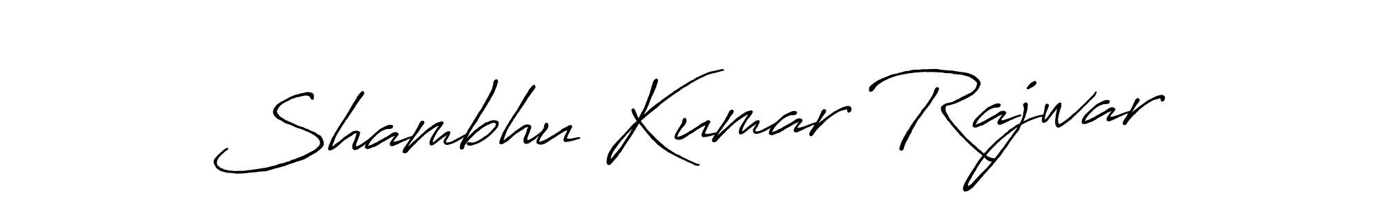 Design your own signature with our free online signature maker. With this signature software, you can create a handwritten (Antro_Vectra_Bolder) signature for name Shambhu Kumar Rajwar. Shambhu Kumar Rajwar signature style 7 images and pictures png