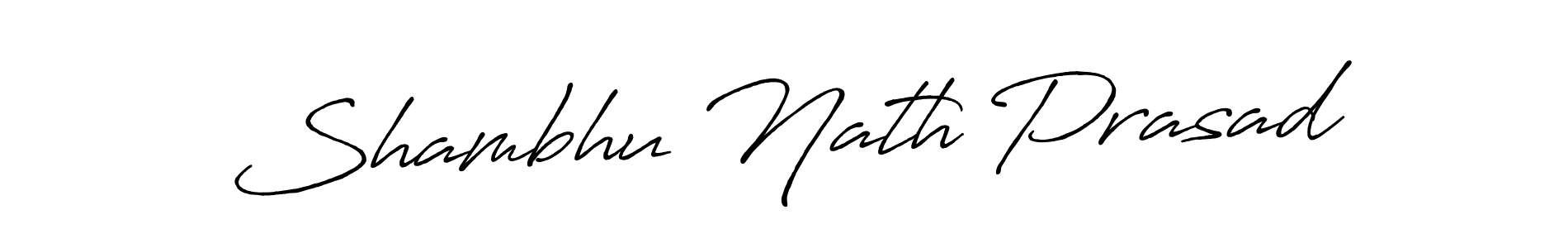 You should practise on your own different ways (Antro_Vectra_Bolder) to write your name (Shambhu Nath Prasad) in signature. don't let someone else do it for you. Shambhu Nath Prasad signature style 7 images and pictures png