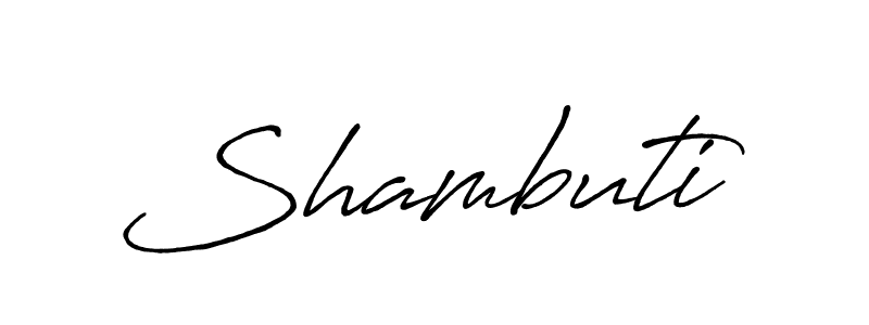 Similarly Antro_Vectra_Bolder is the best handwritten signature design. Signature creator online .You can use it as an online autograph creator for name Shambuti. Shambuti signature style 7 images and pictures png