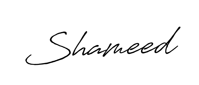 Make a beautiful signature design for name Shameed. Use this online signature maker to create a handwritten signature for free. Shameed signature style 7 images and pictures png