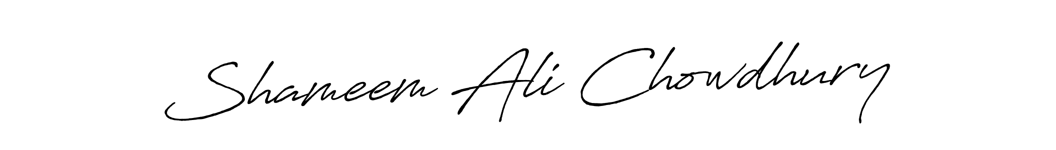 Also we have Shameem Ali Chowdhury name is the best signature style. Create professional handwritten signature collection using Antro_Vectra_Bolder autograph style. Shameem Ali Chowdhury signature style 7 images and pictures png