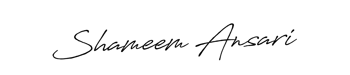 Similarly Antro_Vectra_Bolder is the best handwritten signature design. Signature creator online .You can use it as an online autograph creator for name Shameem Ansari. Shameem Ansari signature style 7 images and pictures png