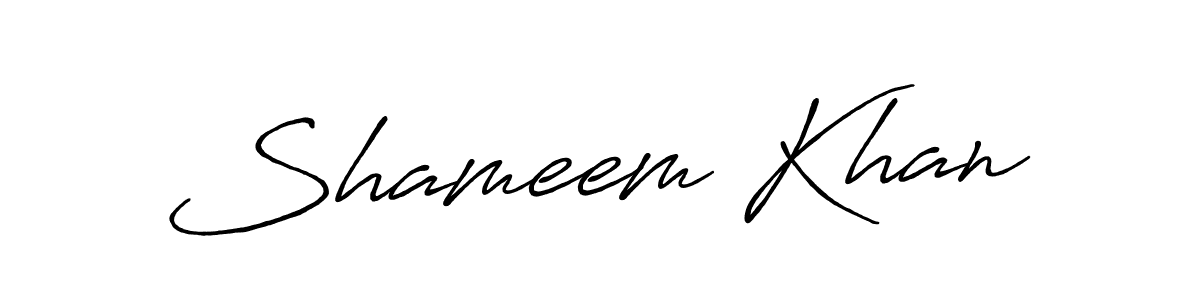 How to make Shameem Khan signature? Antro_Vectra_Bolder is a professional autograph style. Create handwritten signature for Shameem Khan name. Shameem Khan signature style 7 images and pictures png