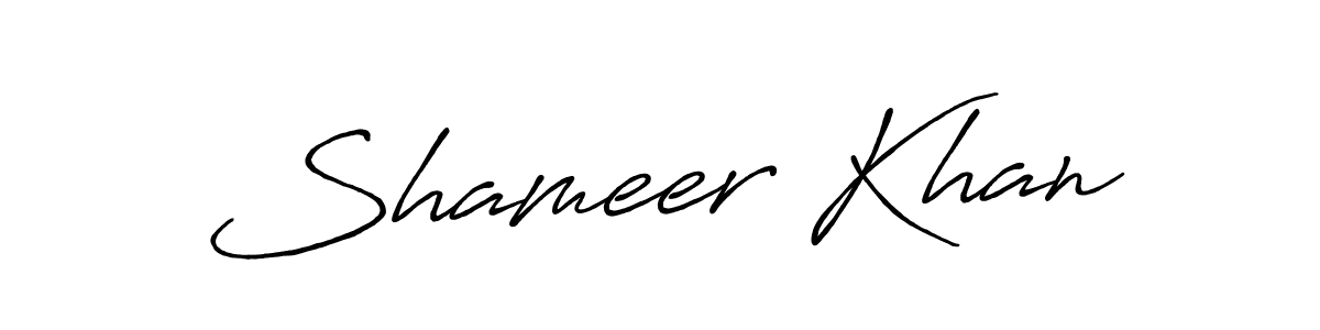 Make a beautiful signature design for name Shameer Khan. Use this online signature maker to create a handwritten signature for free. Shameer Khan signature style 7 images and pictures png