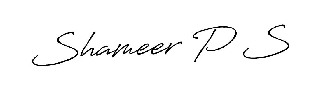 You can use this online signature creator to create a handwritten signature for the name Shameer P S. This is the best online autograph maker. Shameer P S signature style 7 images and pictures png