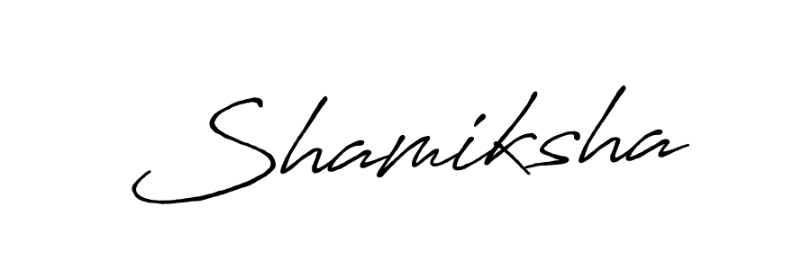 You should practise on your own different ways (Antro_Vectra_Bolder) to write your name (Shamiksha) in signature. don't let someone else do it for you. Shamiksha signature style 7 images and pictures png