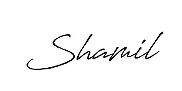 Antro_Vectra_Bolder is a professional signature style that is perfect for those who want to add a touch of class to their signature. It is also a great choice for those who want to make their signature more unique. Get Shamil name to fancy signature for free. Shamil signature style 7 images and pictures png