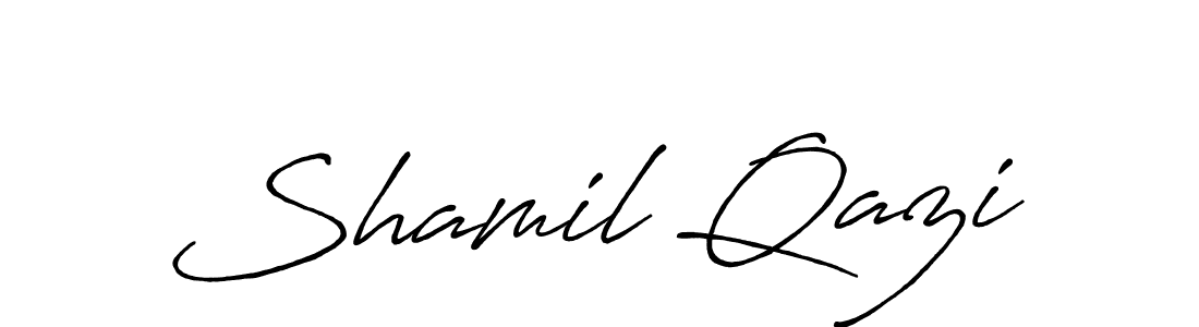 This is the best signature style for the Shamil Qazi name. Also you like these signature font (Antro_Vectra_Bolder). Mix name signature. Shamil Qazi signature style 7 images and pictures png