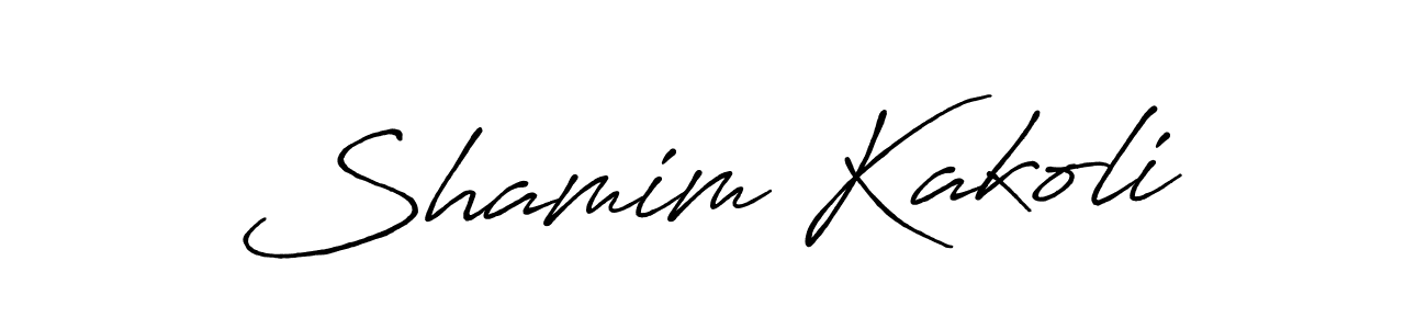 Also You can easily find your signature by using the search form. We will create Shamim Kakoli name handwritten signature images for you free of cost using Antro_Vectra_Bolder sign style. Shamim Kakoli signature style 7 images and pictures png