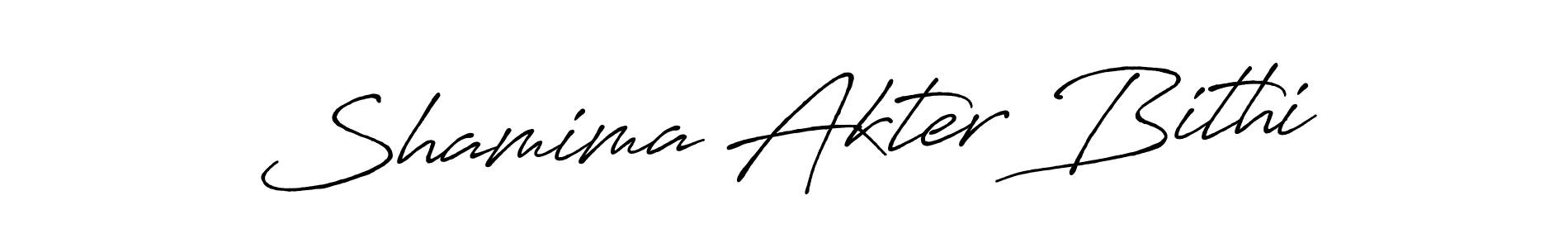 Also You can easily find your signature by using the search form. We will create Shamima Akter Bithi name handwritten signature images for you free of cost using Antro_Vectra_Bolder sign style. Shamima Akter Bithi signature style 7 images and pictures png