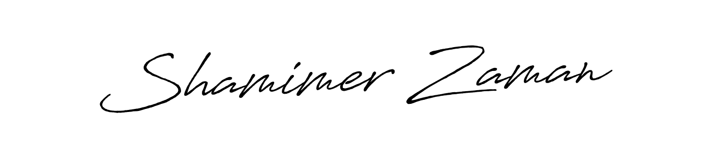 Similarly Antro_Vectra_Bolder is the best handwritten signature design. Signature creator online .You can use it as an online autograph creator for name Shamimer Zaman. Shamimer Zaman signature style 7 images and pictures png