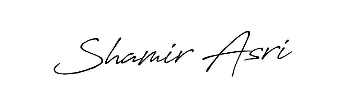 It looks lik you need a new signature style for name Shamir Asri. Design unique handwritten (Antro_Vectra_Bolder) signature with our free signature maker in just a few clicks. Shamir Asri signature style 7 images and pictures png
