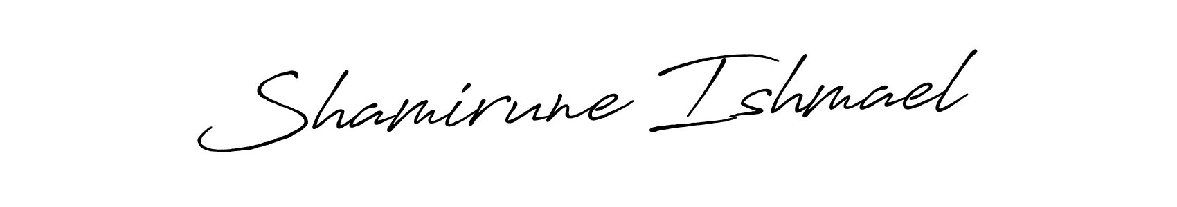 Once you've used our free online signature maker to create your best signature Antro_Vectra_Bolder style, it's time to enjoy all of the benefits that Shamirune Ishmael name signing documents. Shamirune Ishmael signature style 7 images and pictures png