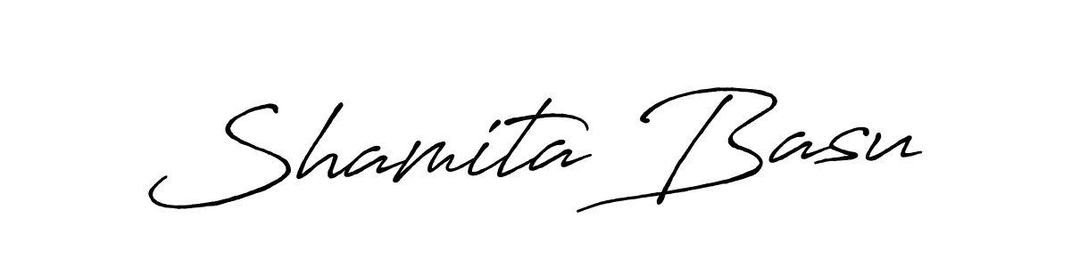 It looks lik you need a new signature style for name Shamita Basu. Design unique handwritten (Antro_Vectra_Bolder) signature with our free signature maker in just a few clicks. Shamita Basu signature style 7 images and pictures png