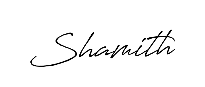 Design your own signature with our free online signature maker. With this signature software, you can create a handwritten (Antro_Vectra_Bolder) signature for name Shamith. Shamith signature style 7 images and pictures png