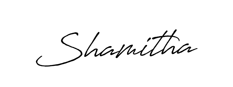 Make a beautiful signature design for name Shamitha. Use this online signature maker to create a handwritten signature for free. Shamitha signature style 7 images and pictures png