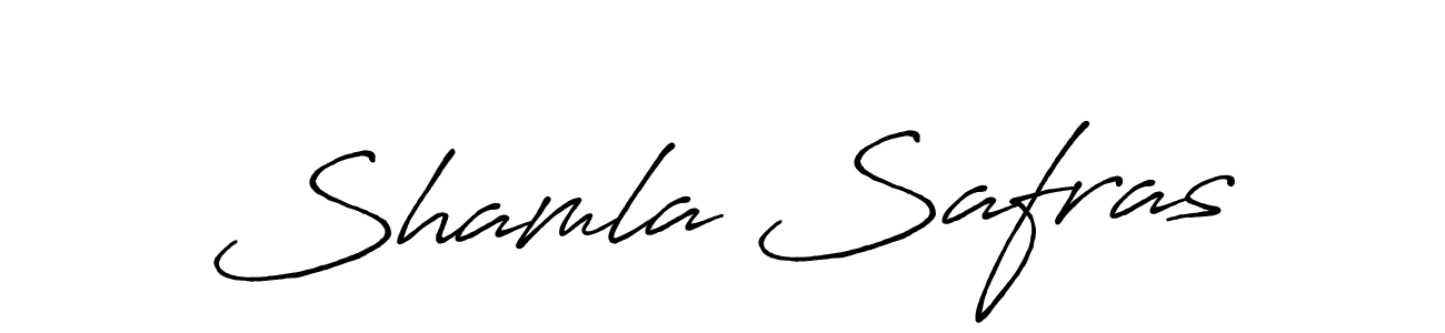 This is the best signature style for the Shamla Safras name. Also you like these signature font (Antro_Vectra_Bolder). Mix name signature. Shamla Safras signature style 7 images and pictures png