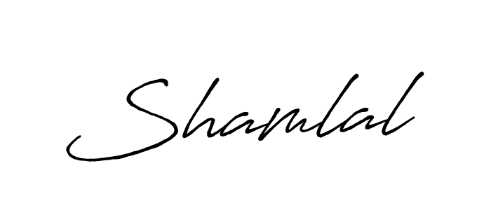 Shamlal stylish signature style. Best Handwritten Sign (Antro_Vectra_Bolder) for my name. Handwritten Signature Collection Ideas for my name Shamlal. Shamlal signature style 7 images and pictures png