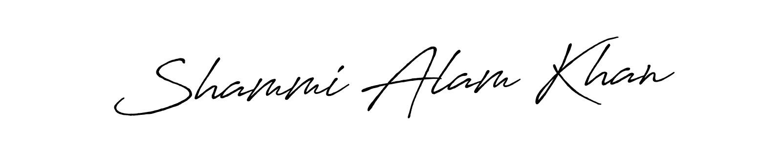 How to make Shammi Alam Khan signature? Antro_Vectra_Bolder is a professional autograph style. Create handwritten signature for Shammi Alam Khan name. Shammi Alam Khan signature style 7 images and pictures png