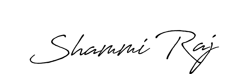 Use a signature maker to create a handwritten signature online. With this signature software, you can design (Antro_Vectra_Bolder) your own signature for name Shammi Raj. Shammi Raj signature style 7 images and pictures png