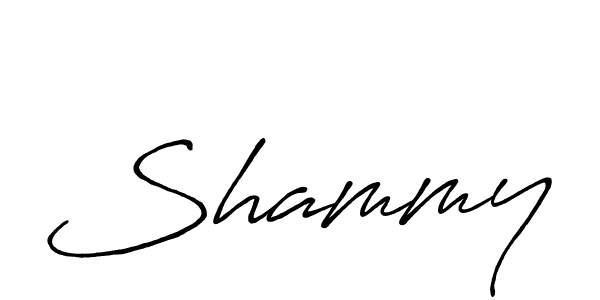 Design your own signature with our free online signature maker. With this signature software, you can create a handwritten (Antro_Vectra_Bolder) signature for name Shammy. Shammy signature style 7 images and pictures png