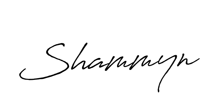 Design your own signature with our free online signature maker. With this signature software, you can create a handwritten (Antro_Vectra_Bolder) signature for name Shammyn. Shammyn signature style 7 images and pictures png