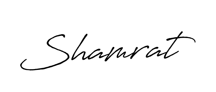 How to make Shamrat signature? Antro_Vectra_Bolder is a professional autograph style. Create handwritten signature for Shamrat name. Shamrat signature style 7 images and pictures png