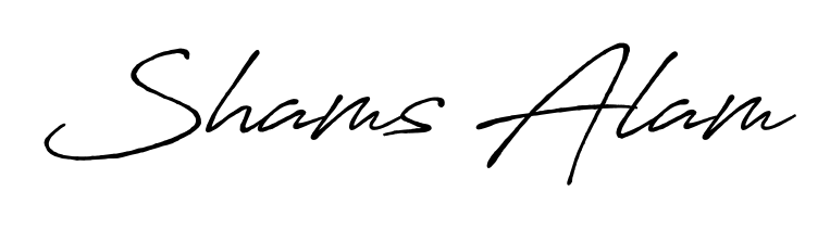 Make your name Shams Alam memorable on every contract using Antro_Vectra_Bolder autograph style. Instant transparent background export available. Shams Alam signature style 7 images and pictures png