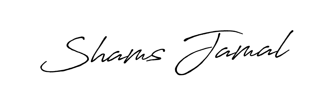 Make a short Shams Jamal signature style. Manage your documents anywhere anytime using Antro_Vectra_Bolder. Create and add eSignatures, submit forms, share and send files easily. Shams Jamal signature style 7 images and pictures png