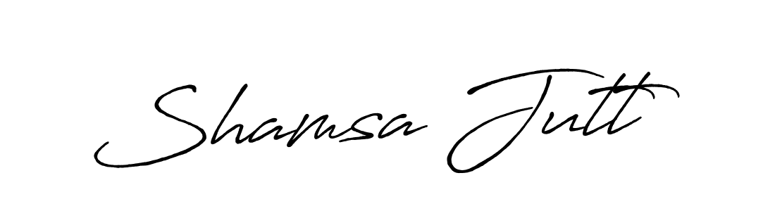 if you are searching for the best signature style for your name Shamsa Jutt. so please give up your signature search. here we have designed multiple signature styles  using Antro_Vectra_Bolder. Shamsa Jutt signature style 7 images and pictures png