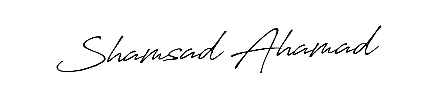 if you are searching for the best signature style for your name Shamsad Ahamad. so please give up your signature search. here we have designed multiple signature styles  using Antro_Vectra_Bolder. Shamsad Ahamad signature style 7 images and pictures png