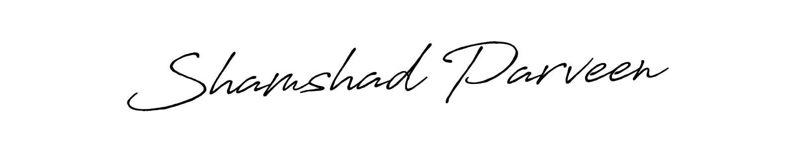 The best way (Antro_Vectra_Bolder) to make a short signature is to pick only two or three words in your name. The name Shamshad Parveen include a total of six letters. For converting this name. Shamshad Parveen signature style 7 images and pictures png