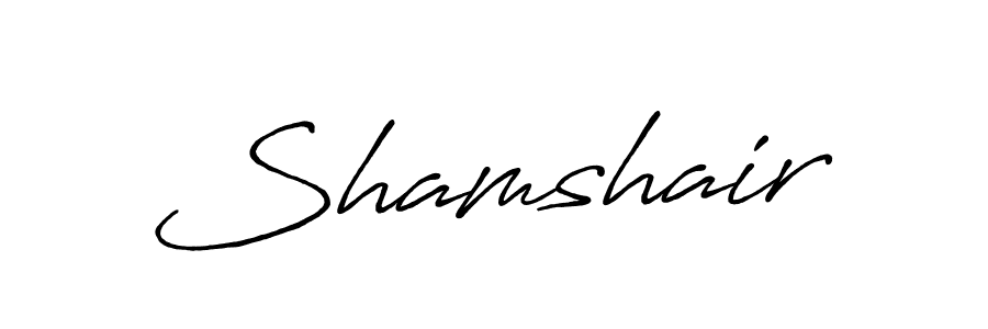 Also You can easily find your signature by using the search form. We will create Shamshair name handwritten signature images for you free of cost using Antro_Vectra_Bolder sign style. Shamshair signature style 7 images and pictures png