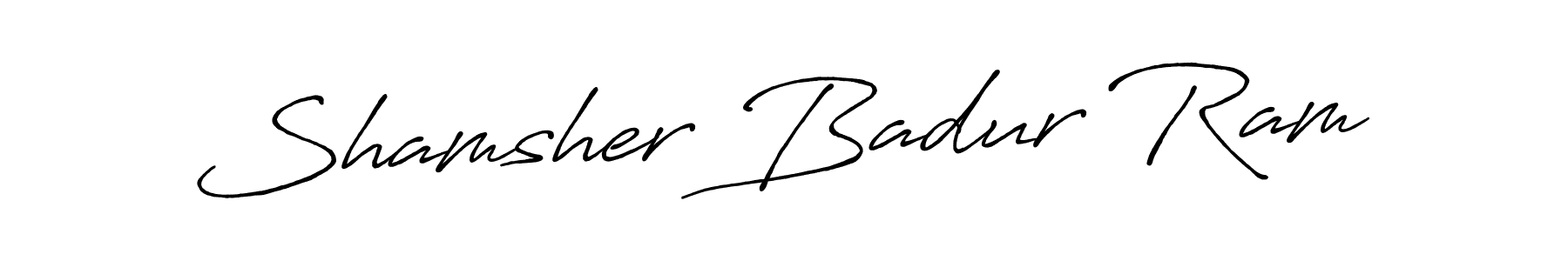 You can use this online signature creator to create a handwritten signature for the name Shamsher Badur Ram. This is the best online autograph maker. Shamsher Badur Ram signature style 7 images and pictures png