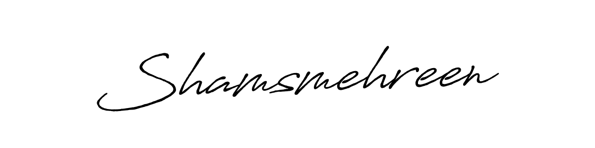 It looks lik you need a new signature style for name Shamsmehreen. Design unique handwritten (Antro_Vectra_Bolder) signature with our free signature maker in just a few clicks. Shamsmehreen signature style 7 images and pictures png