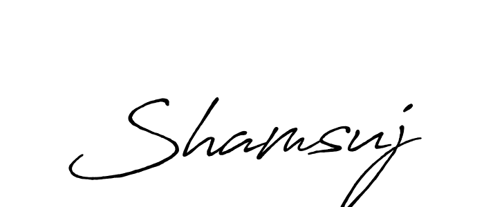 See photos of Shamsuj official signature by Spectra . Check more albums & portfolios. Read reviews & check more about Antro_Vectra_Bolder font. Shamsuj signature style 7 images and pictures png