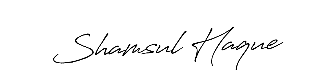 This is the best signature style for the Shamsul Haque name. Also you like these signature font (Antro_Vectra_Bolder). Mix name signature. Shamsul Haque signature style 7 images and pictures png