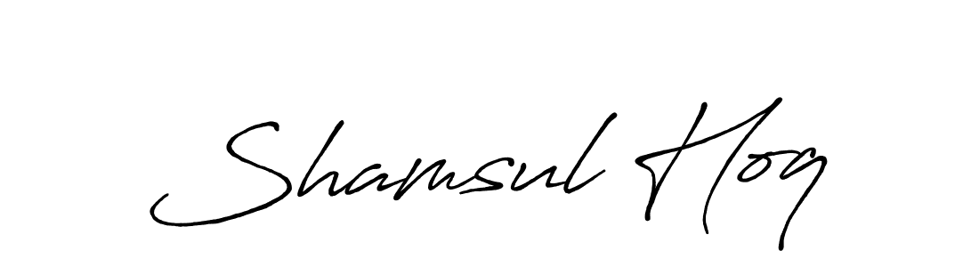 Shamsul Hoq stylish signature style. Best Handwritten Sign (Antro_Vectra_Bolder) for my name. Handwritten Signature Collection Ideas for my name Shamsul Hoq. Shamsul Hoq signature style 7 images and pictures png