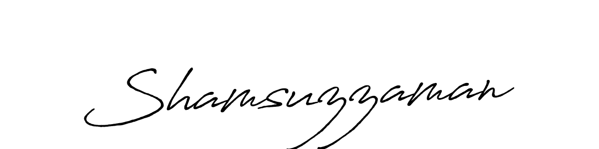 How to make Shamsuzzaman signature? Antro_Vectra_Bolder is a professional autograph style. Create handwritten signature for Shamsuzzaman name. Shamsuzzaman signature style 7 images and pictures png