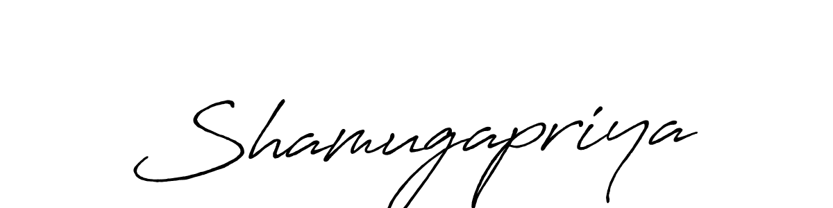 Shamugapriya stylish signature style. Best Handwritten Sign (Antro_Vectra_Bolder) for my name. Handwritten Signature Collection Ideas for my name Shamugapriya. Shamugapriya signature style 7 images and pictures png