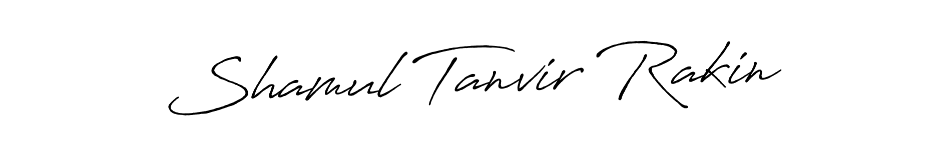 The best way (Antro_Vectra_Bolder) to make a short signature is to pick only two or three words in your name. The name Shamul Tanvir Rakin include a total of six letters. For converting this name. Shamul Tanvir Rakin signature style 7 images and pictures png