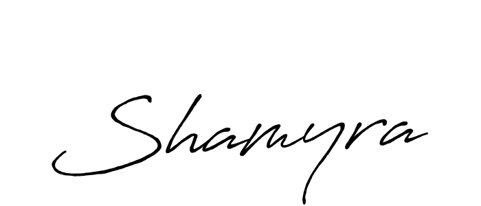 Make a beautiful signature design for name Shamyra. Use this online signature maker to create a handwritten signature for free. Shamyra signature style 7 images and pictures png